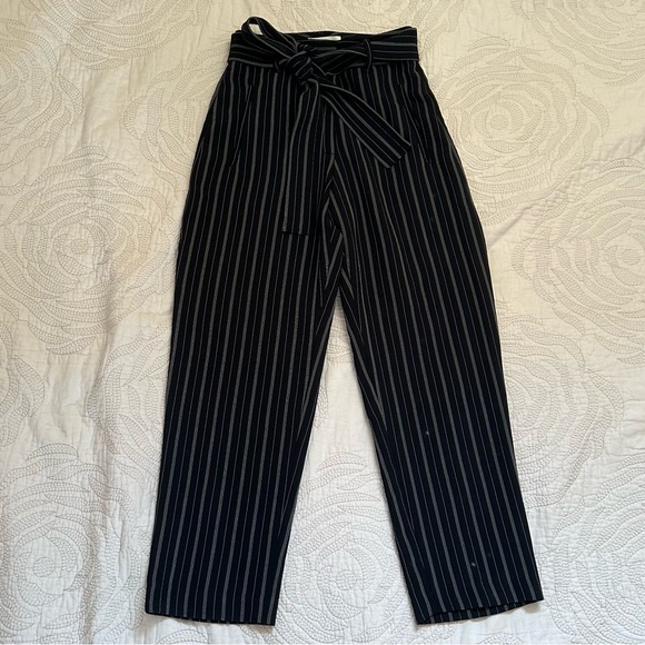 Aritzia Wilfred Tie Front Stripe Pants / Trousers - Picture 7 of 14